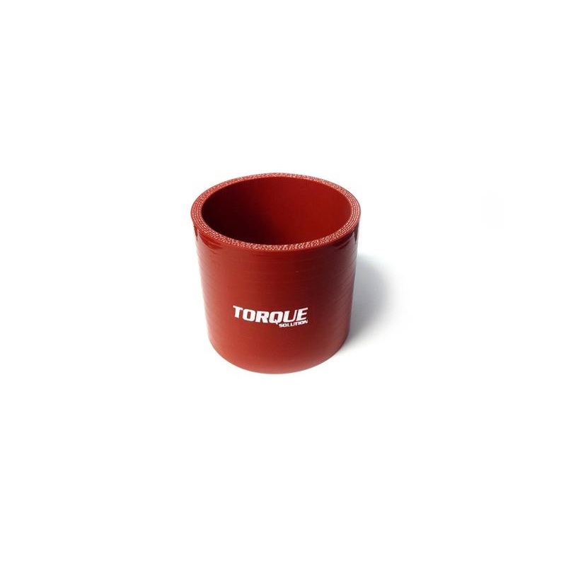 Torque Solution 2.5″ Straight Silicone Coupler – Red (TS-CPLR-S25R)
