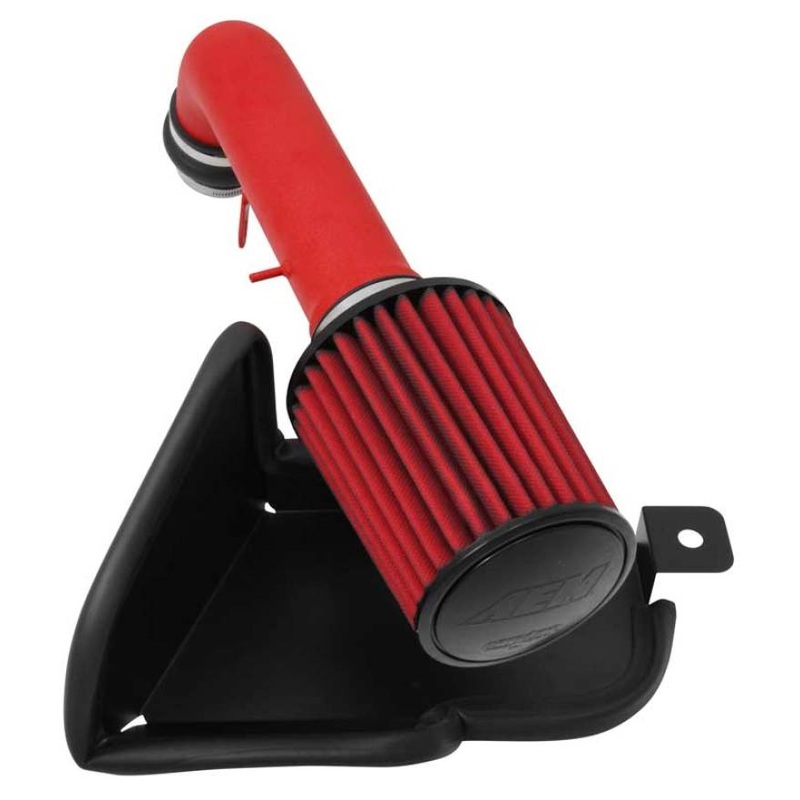 AEM 2015 Volkswagen Golf GTI 2.0L Cold Air Intake System Wrinkle Red