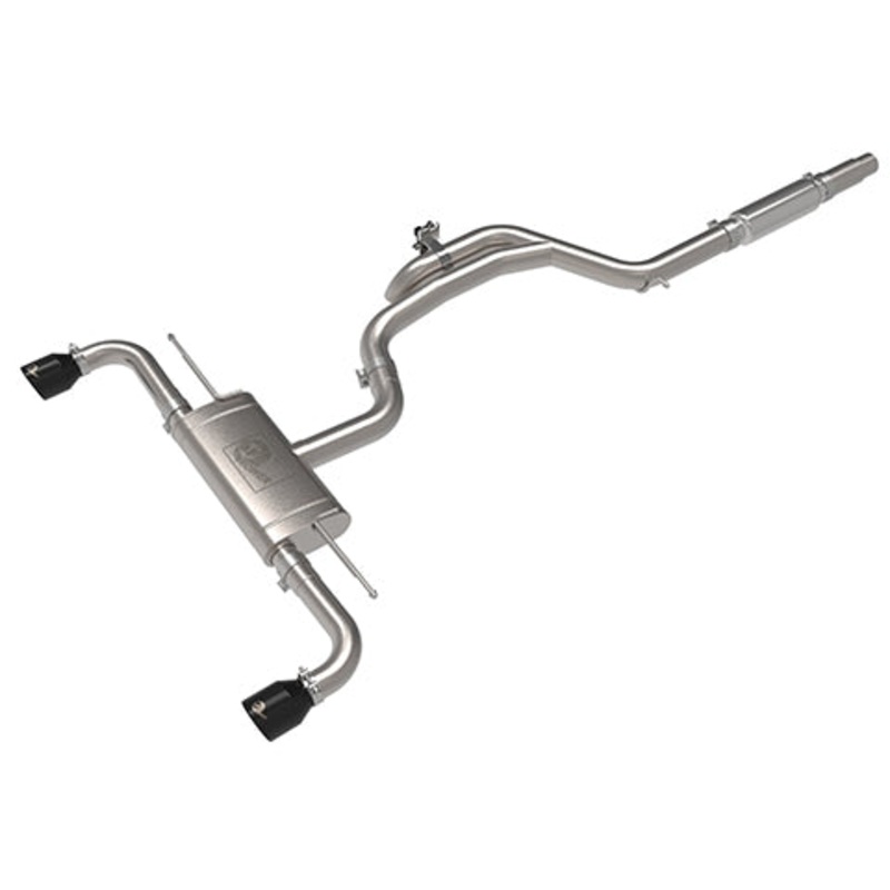 aFe Power Gemini XV 3″ to 2.5″ Stainless Steel Cat-Back Exhaust | 2022-2023 Volkswagen GTI MK8 (49-36451)