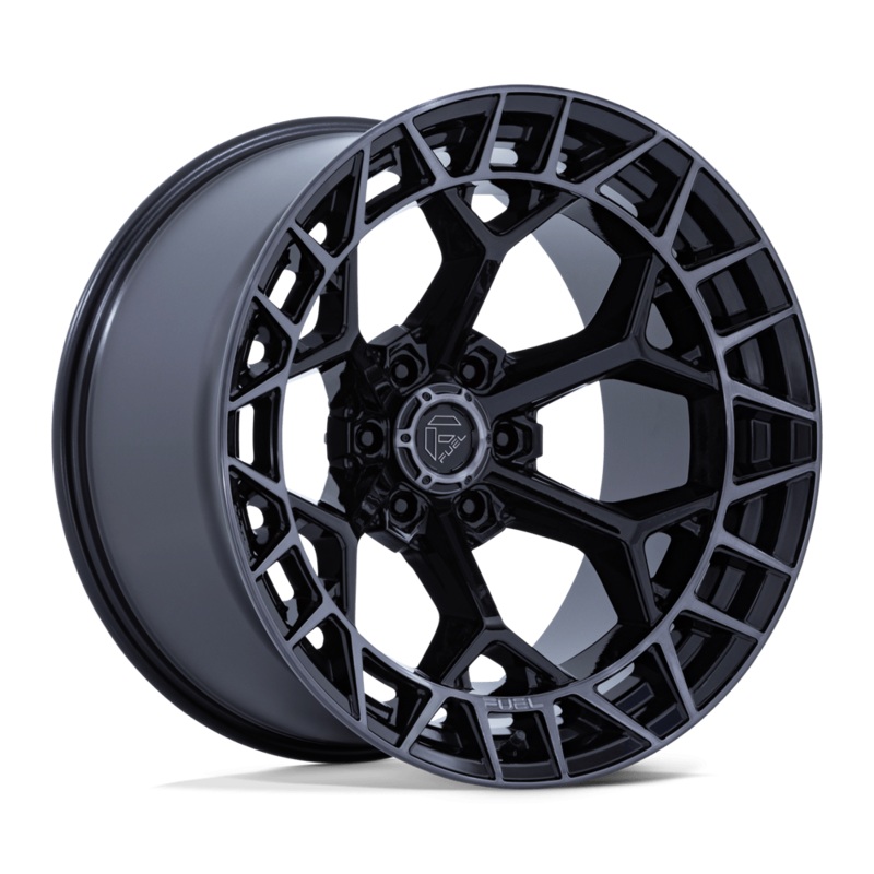 Fuel Wheels FC873 Charger 20″ 6×139.7 Gloss Black Brushed Face Dark Tint