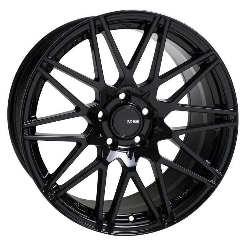 Enkei TMS 18×8.5 5×114.3 25mm Offset 72.6mm Bore Gloss Black Wheel