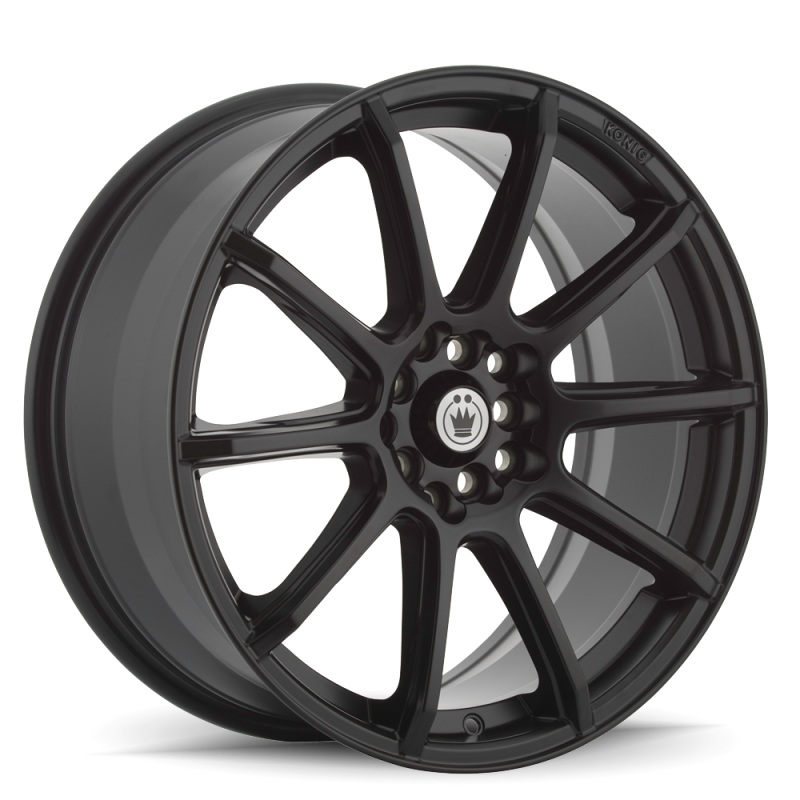 Konig Control 15×6.5 4×100 / 4×108 ET40 Matte Black