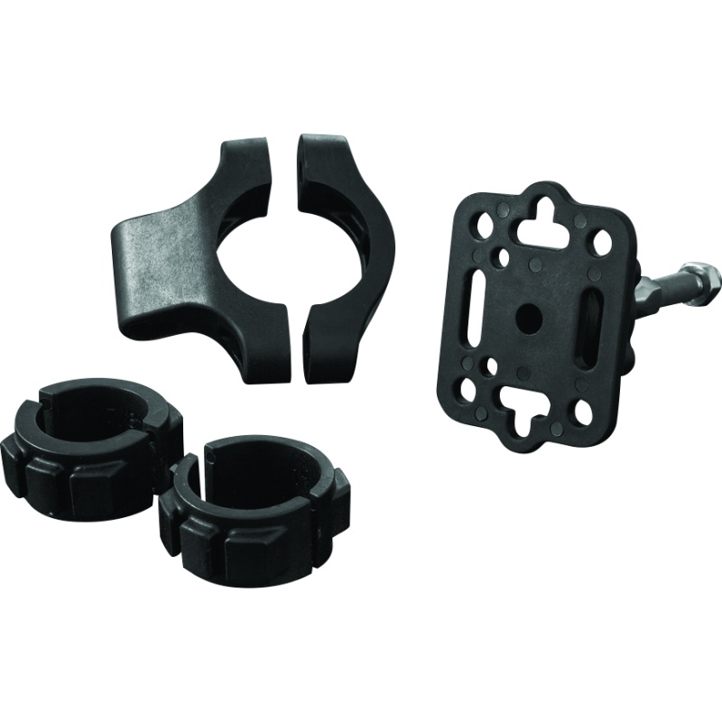 Kuryakyn Handlebar Accessory Mount Standard 7/8 to 1-1/4in Bar Black