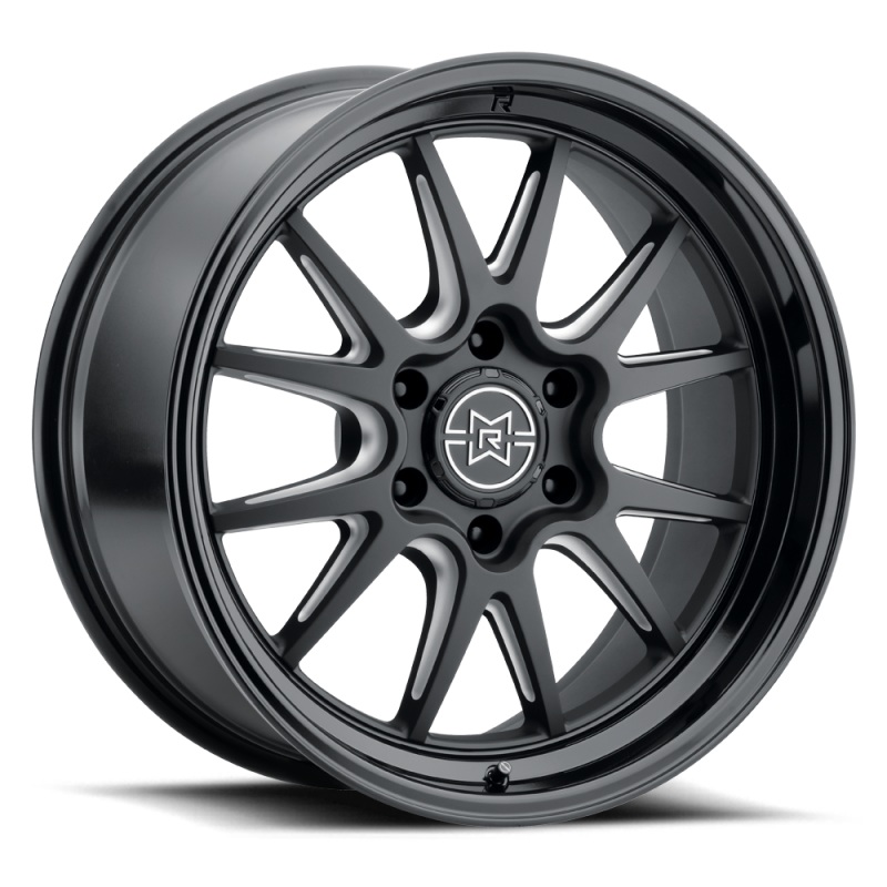 Method Raised MR802 20×9 / 6×135 BP / -12mm Offset / 87mm Bore – Double Black Milled Wheel