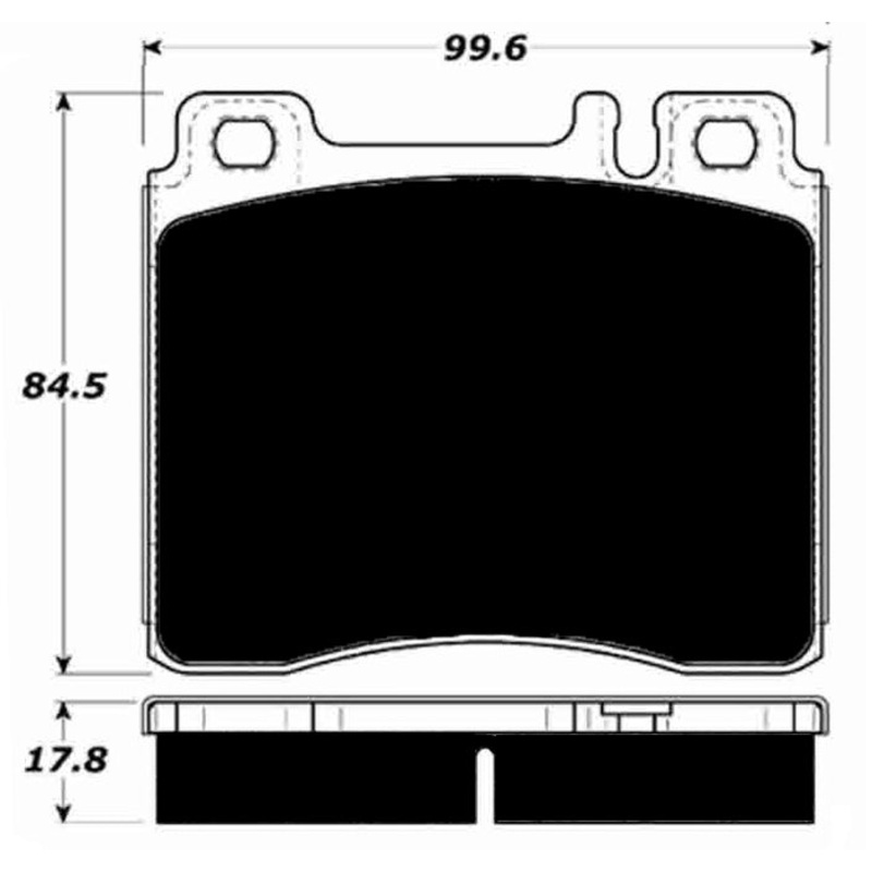 Porterfield Brake Pads for 1994 MERCEDES-BENZ S600