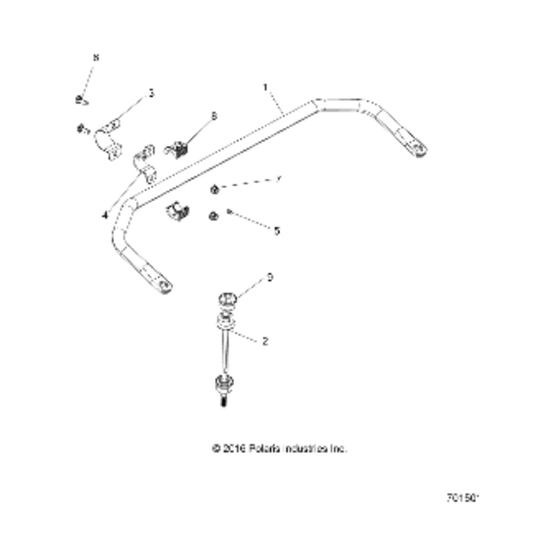 Stabilizer Bar Linkage Assembly by Polaris