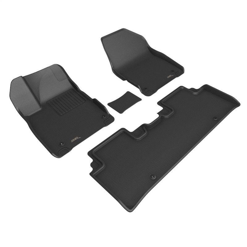 3D MAXpider 2022 Kia EV6 Kagu 1st & 2nd Row Floormat – Black