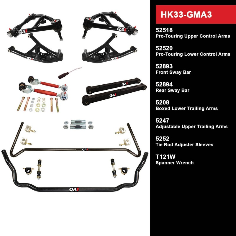 QA1 HK33-GMA3 Level 3 Full Vehicle Handling Kit 73-77 GM A-Body W/O Shocks