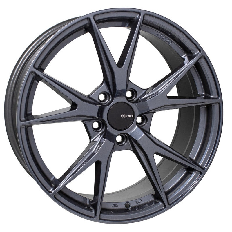 Enkei Phoenix 18×8 45mm Offset 5×112 72.6mm Bore Blue Gunmetal Wheel
