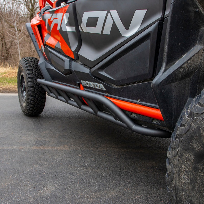 Wehrli 19+ Honda Talon 1000X 4 Seat Rock Sliders – Talon Red