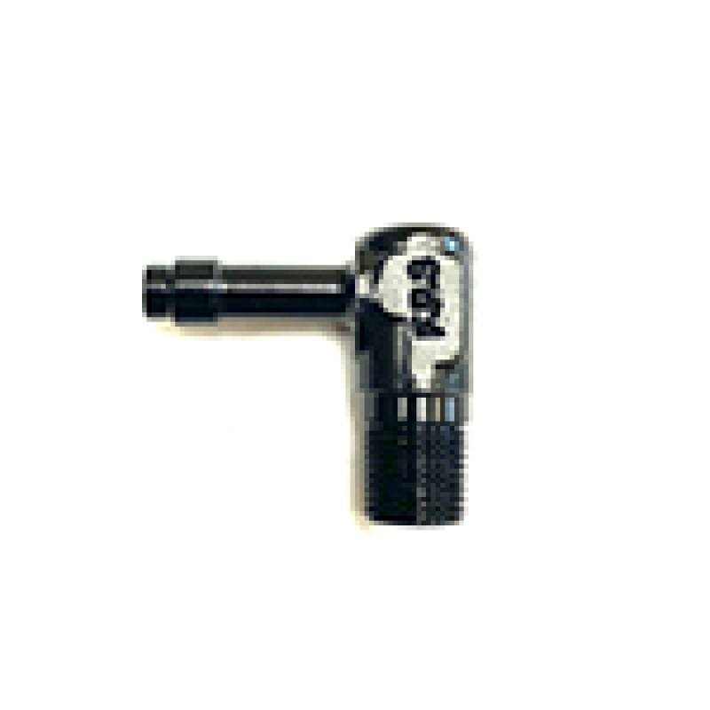Fragola 1/4 Hose Barb x 1/8 NPT 90 Degree Low Profile – Black