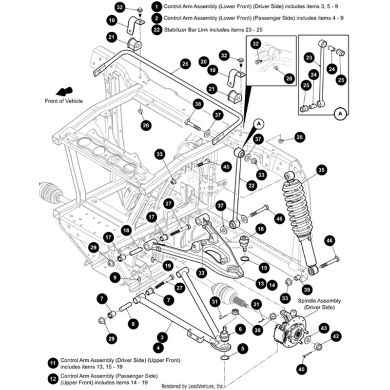 A-Arm – Front Upper- Includes Items 13 15 – 19 by Arctic Cat