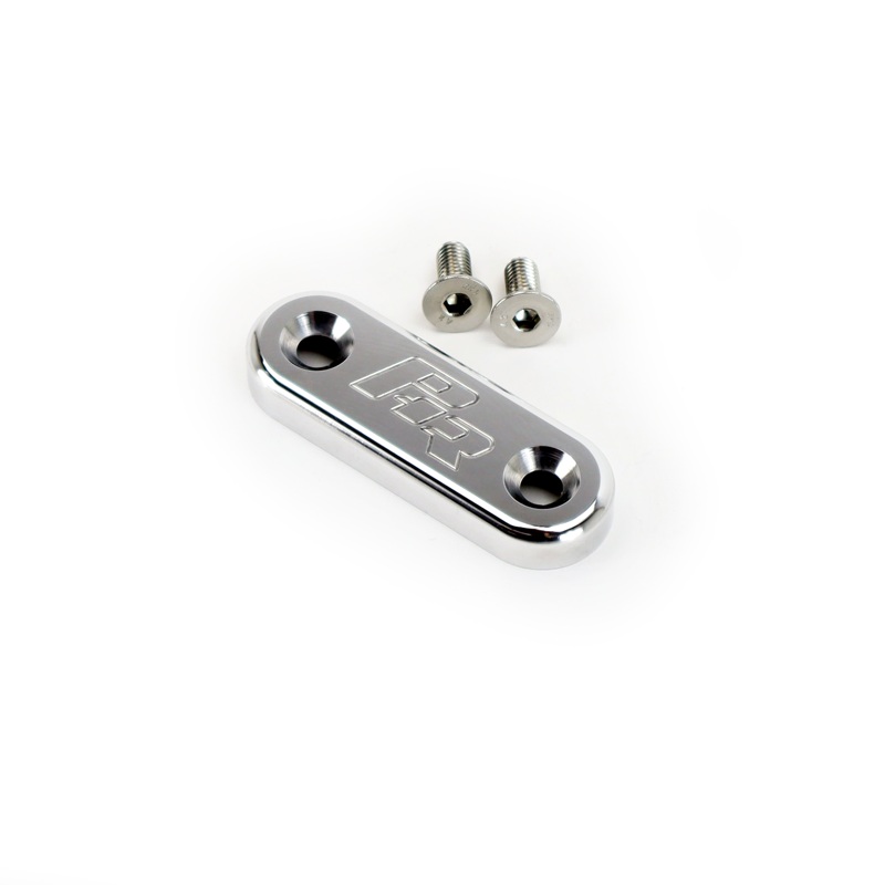 PHR Throttle Cable Block Off- Polished