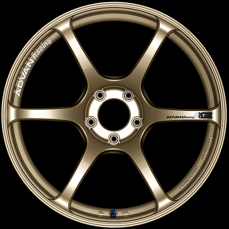 Advan RGIII 18×9.0 +45 5-114.3 Racing Gold Metallic Wheel