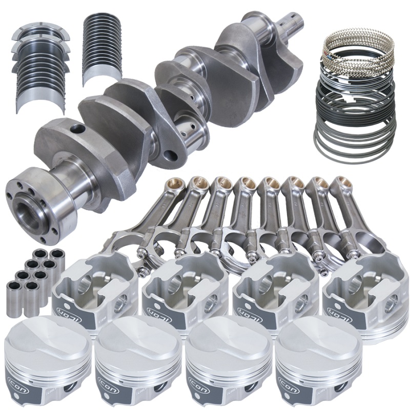 Eagle Chevy 454 1Pc 4.000in Crank 6.135in I-Beam Rods 18.3cc 4.310in Pistons Rotating Assembly