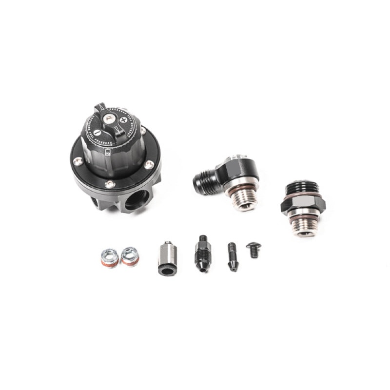 Radium Engineering 8AN ORB Direct Mount Regulator-Rotating Assembly (DMR-RA) – Black