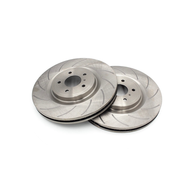 ROFU – Max Street Friction Slotted Front Rotors PAIR – Nissan 370Z Sport Z34 / Infiniti G37