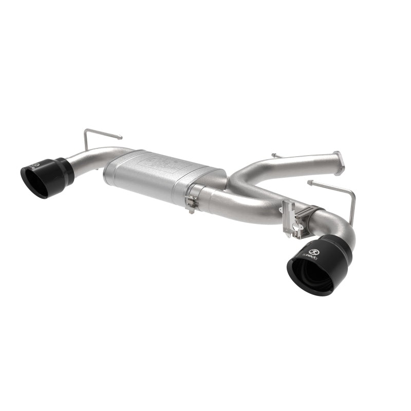 aFe Takeda 3 IN 304 Stainless Steel Axle-Back Exhaust System w/ Black Tip – 2019-2022 Hyundai Veloster N