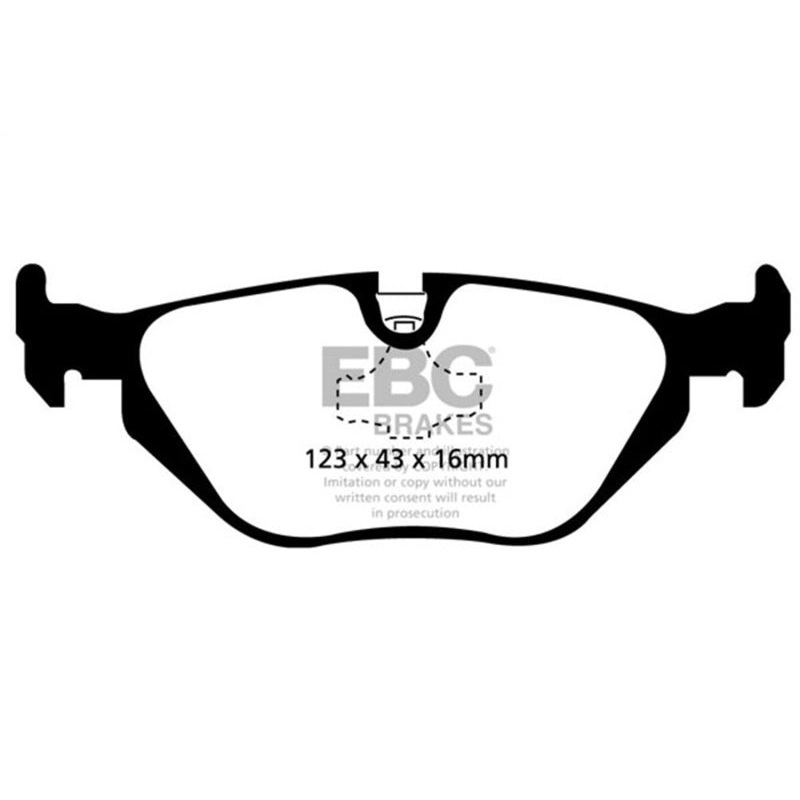EBC 96-98 BMW Z3 1.9 Yellowstuff Rear Brake Pads