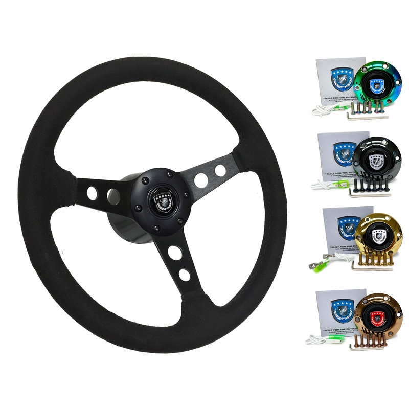 Mazda 626 Steering Wheel Kit | Black Ultralux Suede | ST3583BLK