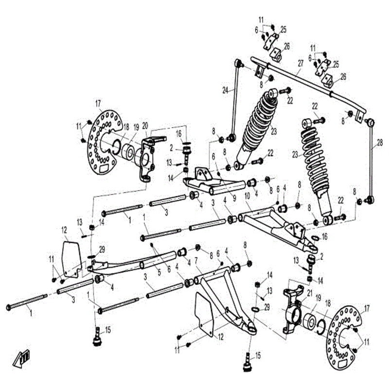 Steering Knuckle (Rh) by CF Moto