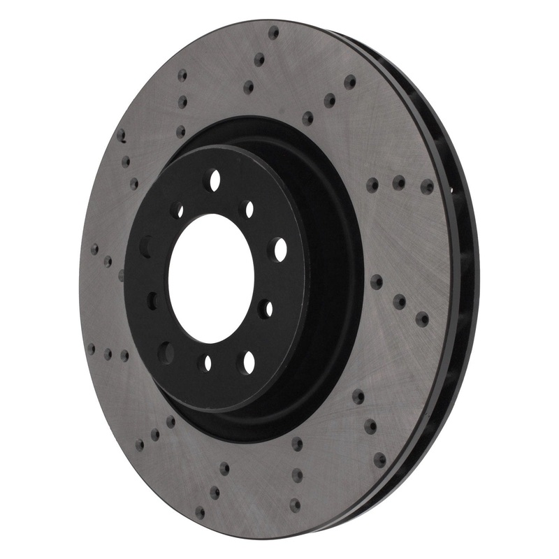 StopTech 01-06 BMW E46 M3 Drilled Left Front CRYO Rotor
