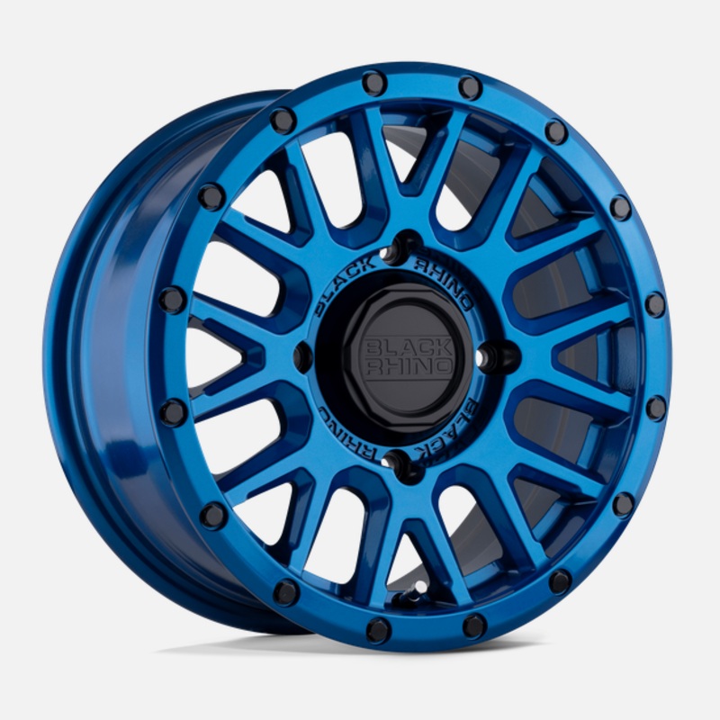 15×7.0 Black Rhino La Paz UTV Blue w/ Black Bolts