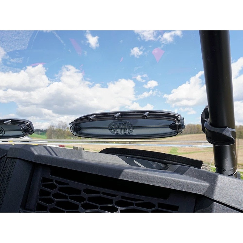 Polaris RZR (2019+) Full Vented Windshield with Tool-less Rapid Release & Hard Coated by Spike