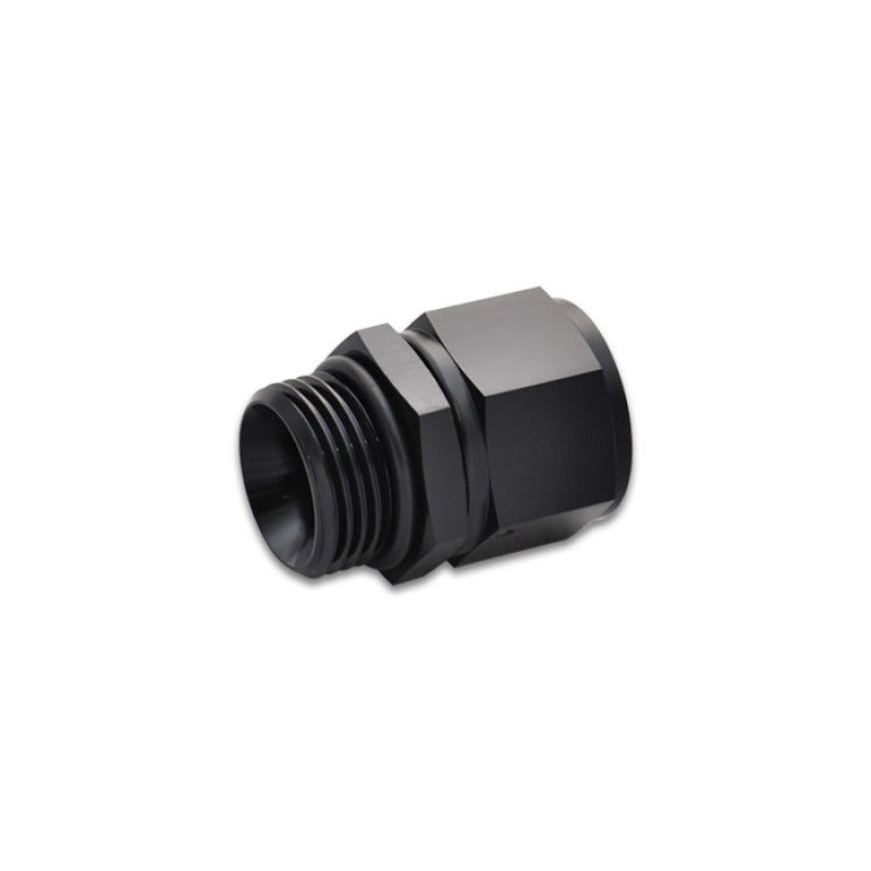 Vibrant -6AN Female to -10 ORB Swivel Adapter w/ O-Ring – Anodized Black