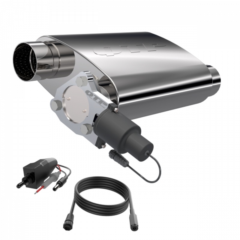 Quick Time Performance 3″ QTP Reverse Screamer Twintronic Muffler