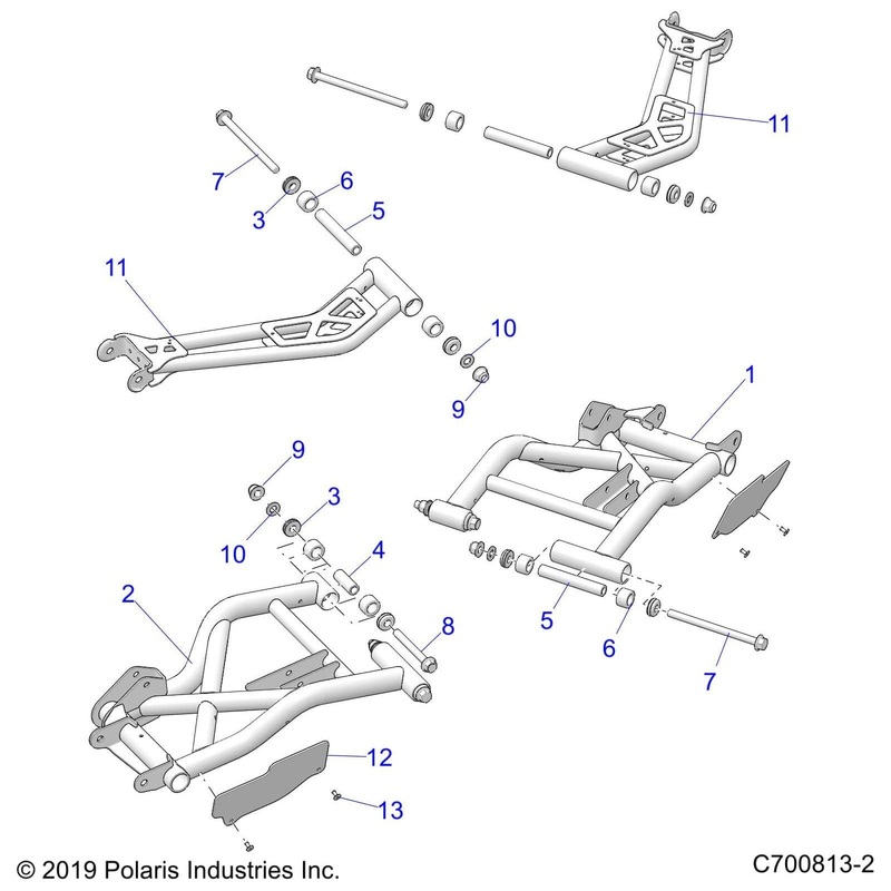 Weld-A-Arm,Rear,Upper,64,Pbl Mt by Polaris