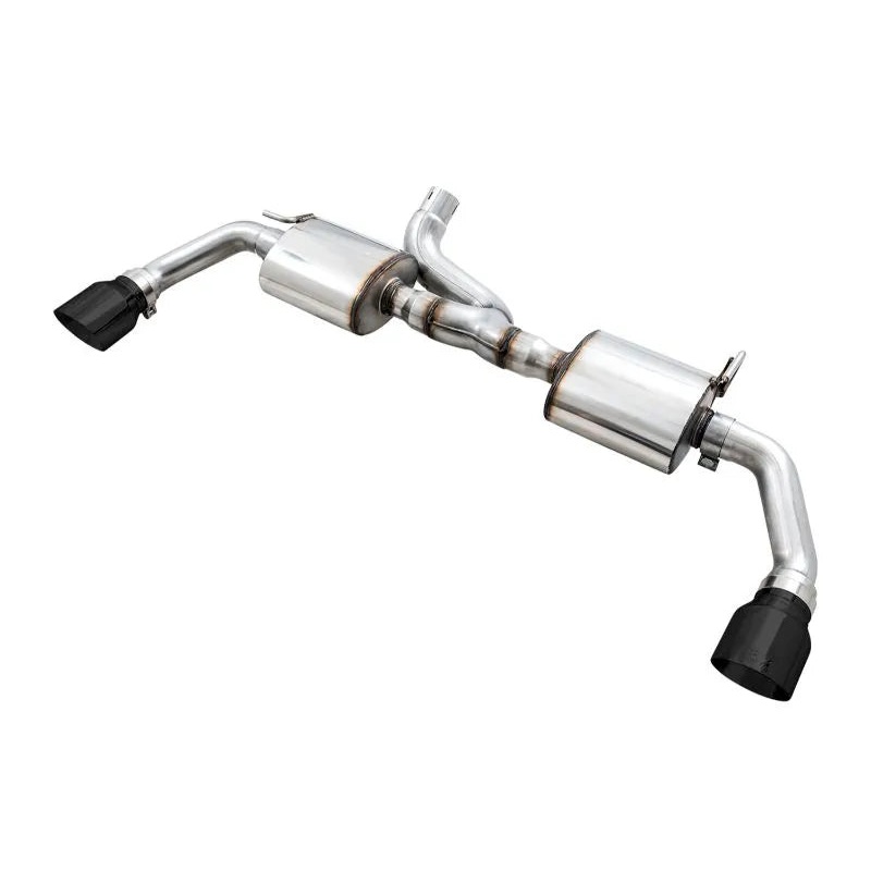 AWE Tread Edition Axleback Dual Exhaust for Jeep JK/JKU 3.6L – Diamond Black Tips (3015-33003)