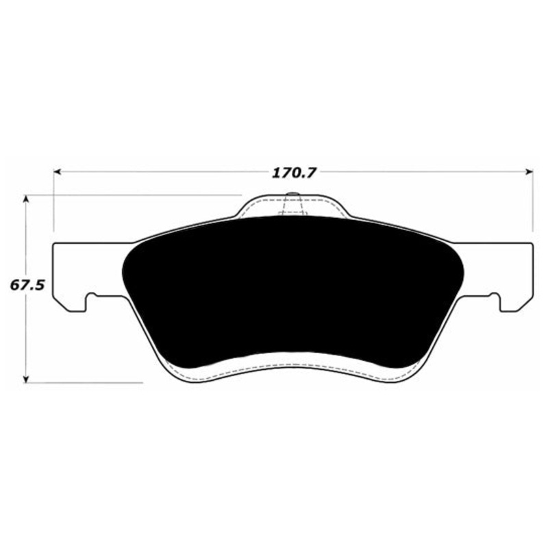 Porterfield Brake Pads for 2011 MAZDA TRIBUTE R/Drum