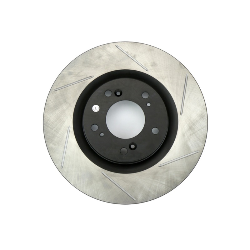 StopTech Slotted Front Rotors 2000-2009 Honda S2000 (left)