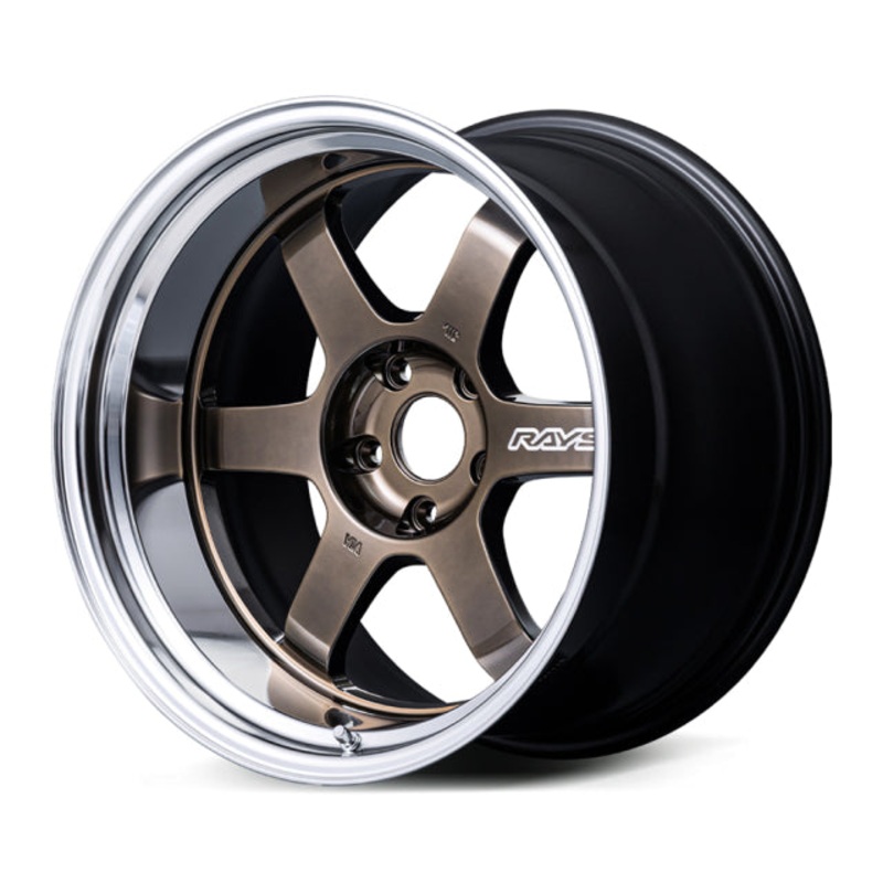 Volk Racing TE37V spec-SR Wheel  – 18×10.0 -25 | 5×100 | Shining Bronze Metal w/ FDMC Rim