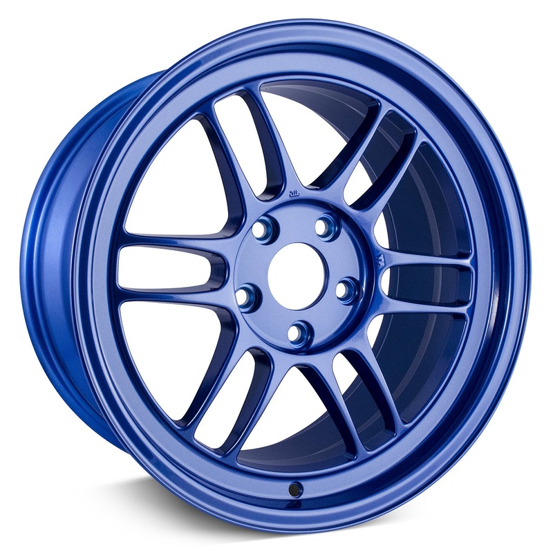 18×9.5 Enkei Racing RPF1 5×114.3 15mm Offset (Victory Blue)