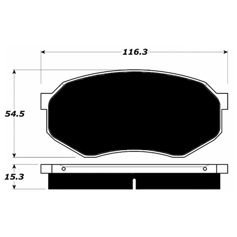 Porterfield Brake Pads for 1991 MAZDA 929