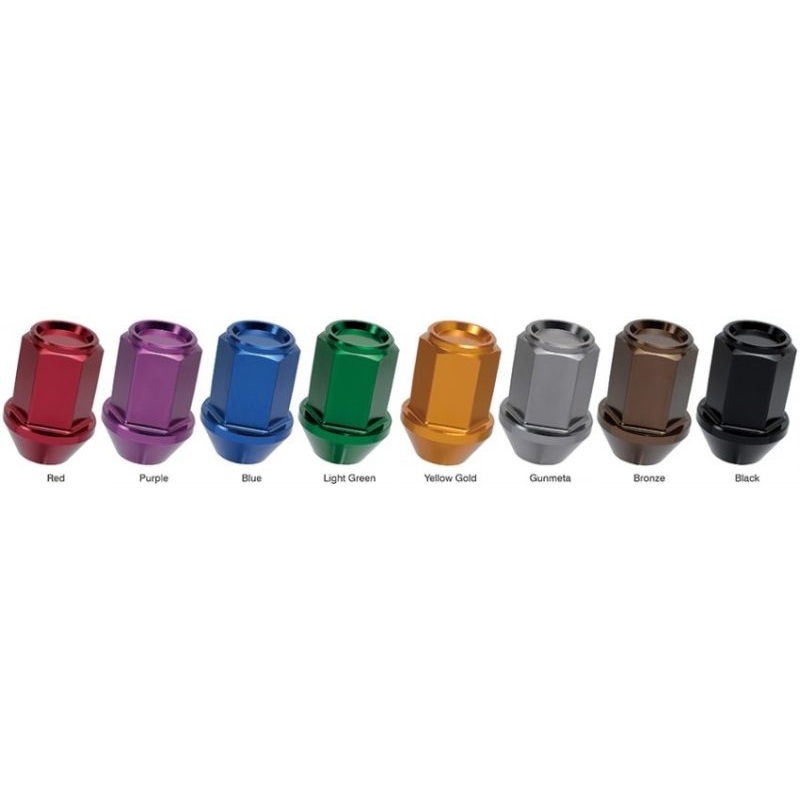 Project Kics Leggdura Racing Shell Type Core Lug Nuts 12×1.25 (16+4 Locks)
