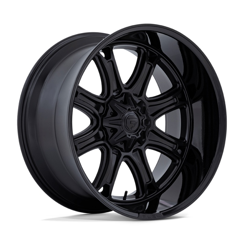 Fuel Wheels Darkstar 22″ 5×127/5×139.7 Matte Black With Gloss Black Lip