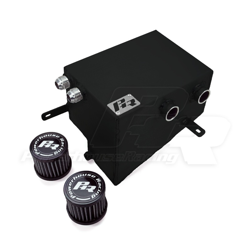 PHR XTM Breather Tank for MKIV Supra, Right Hand DriveMatte black powder coat