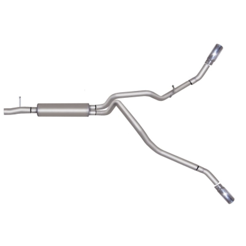 Gibson 17-18 Ford F-250 Super Duty King Ranch 6.2L 2.5in Cat-Back Dual Extreme Exhaust – Aluminized