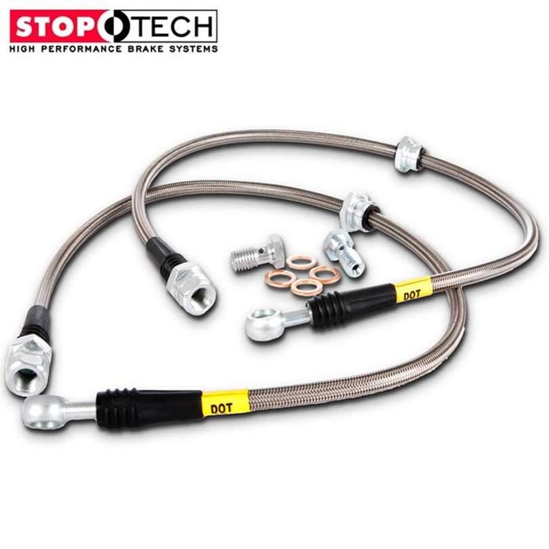StopTech 06-08 BMW M5 / 07-08 M6 Stainless Steel Front Brake Line Kit