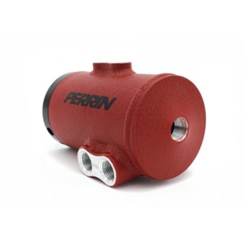 Perrin 08-14 Subaru WRX/STI Red Air Oil Seperator