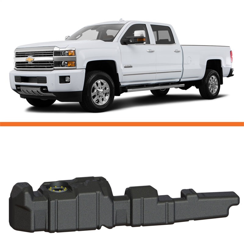 Titan Fuel Tanks 11-16 GM 2500/3500 Duramax Crew/Ext. Cab Long Bed 60 Gallon XXL Mid-Ship Fuel Tank