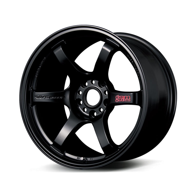 Gram Lights 57DR 18×9.5 +22 5-114.3 Semi Gloss Black Wheel
