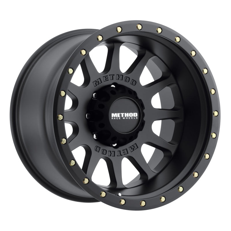 Method MR605 NV 20×10 -24mm Offset 8×170 124.9mm CB Matte Black Wheel