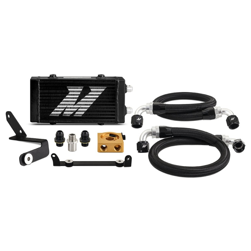 Mishimoto [23-24 Toyota GR Corolla] Oil Cooler Kit – Thermostatic – Black | MMOC-GRC-23TBK