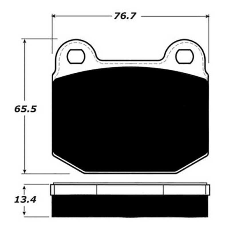 Porterfield Brake Pads for 2011 LOTUS ELISE
