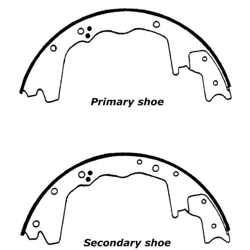 Porterfield Brake Shoes for 1991 FORD F350 1 Ton 2WD DRW  3 1/2 Rear Shoe