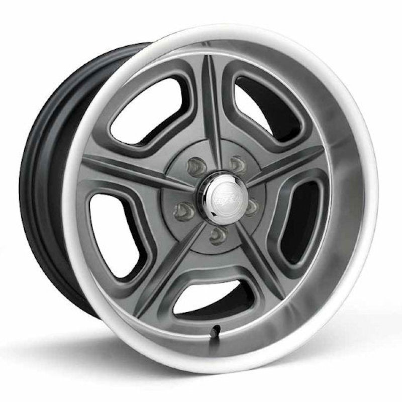 Race Star 32 Mirage 15×8 5×4.75bc 4.50bs Metallic Gray w/ Machined Lip | 32-580245GM